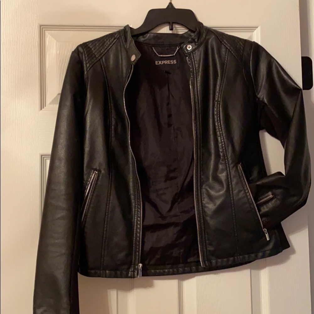 Express leather jacket